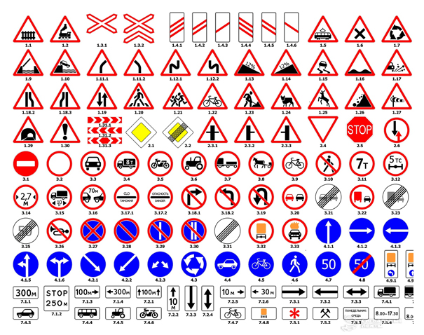 Дорожные знаки с доставкой по России | ПОЛИМЕР ТОРГ