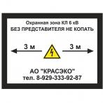 Табличка для опознавательных столбов 210х280 мм ПВХ 5 мм двухсторонняя