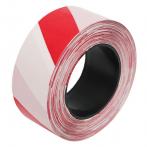 Лента оградительная ЛО-200 Эконом красно-белая/черно-желтая шириной 50 мм