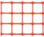 Сетка для стеллажей Протэкт на склад СП-45/2/25, ячейка 45х45 мм, оранжевая
